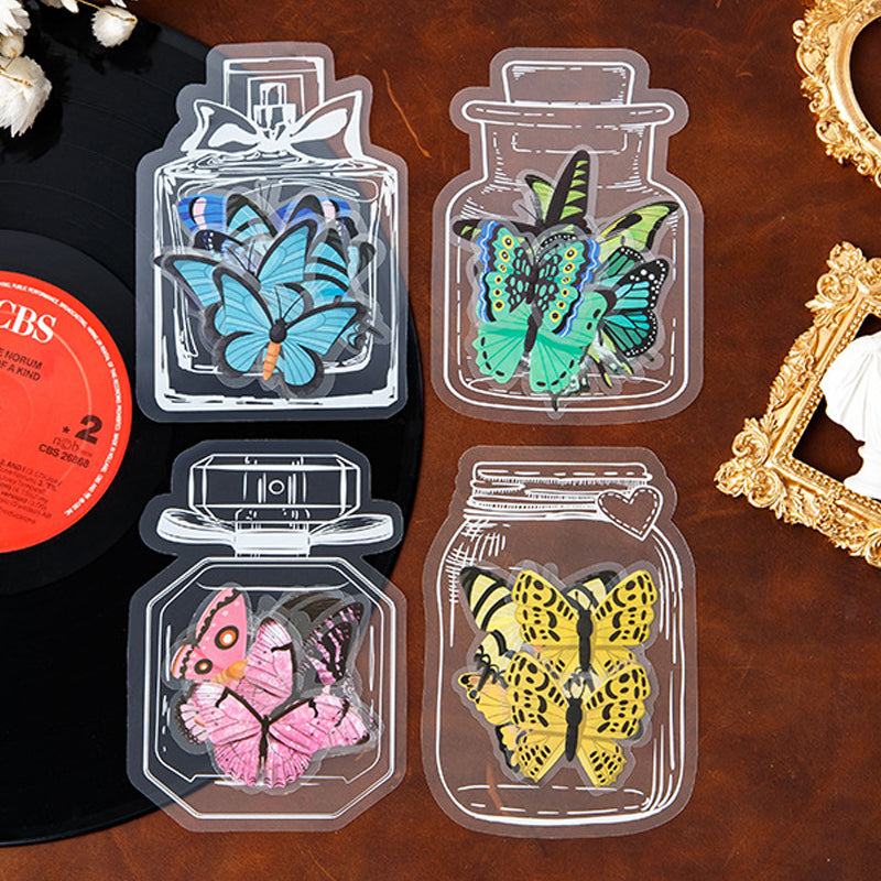 "Unika handgjorda torkade blomsterbokmärken i plast med livfulla färger och elegant design för bokälskare."