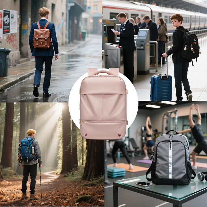 Arvid ryggsäck för äventyr: vattentät, expanderbar, unisex, med innovativ vakuumkomprimering för packning.