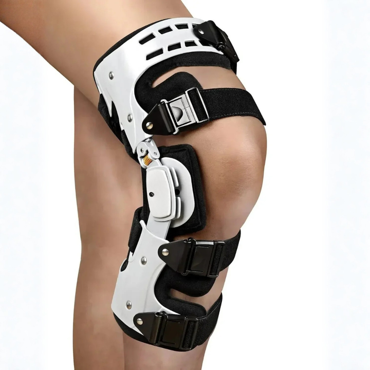 Unisex avlastande knäortos för artros & smärta. Ergonomiskt knästöd för rehabilitering.