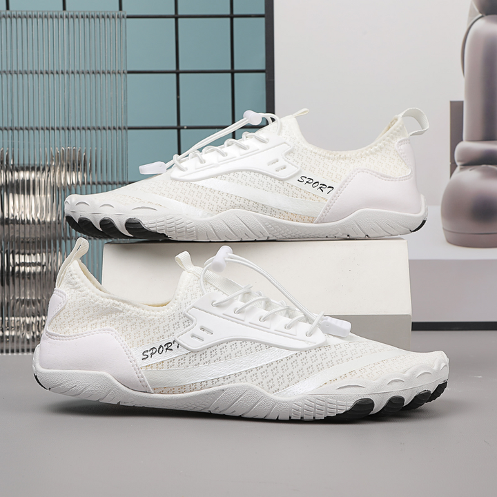 Unisex barfotaskor för naturlig fotkomfort, flexibel och minimalistisk design, perfekt för vardag och promenader.