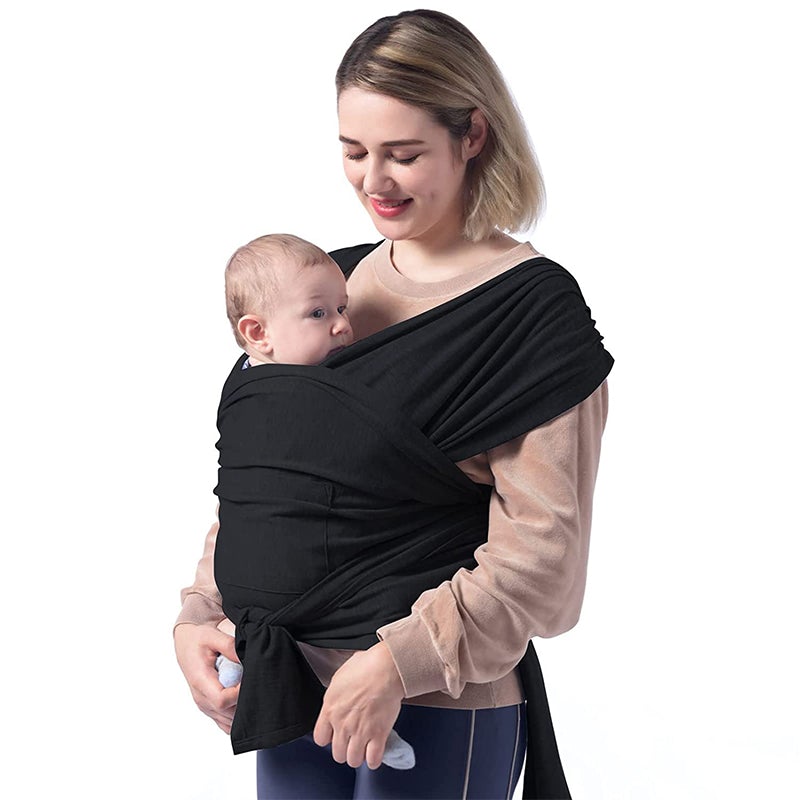 "Unisex bebis bärsele i mjuk bomull, ergonomisk design, grå färg, optimal komfort och säkerhet för barn och föräldrar."