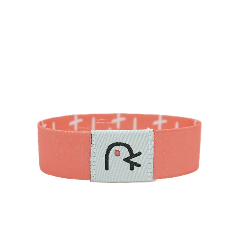 "Unisex bibelarmband med NFC-funktion, justerbart polyesterband, flerfärgat. Stilfullt och meningsfullt accessoarval."