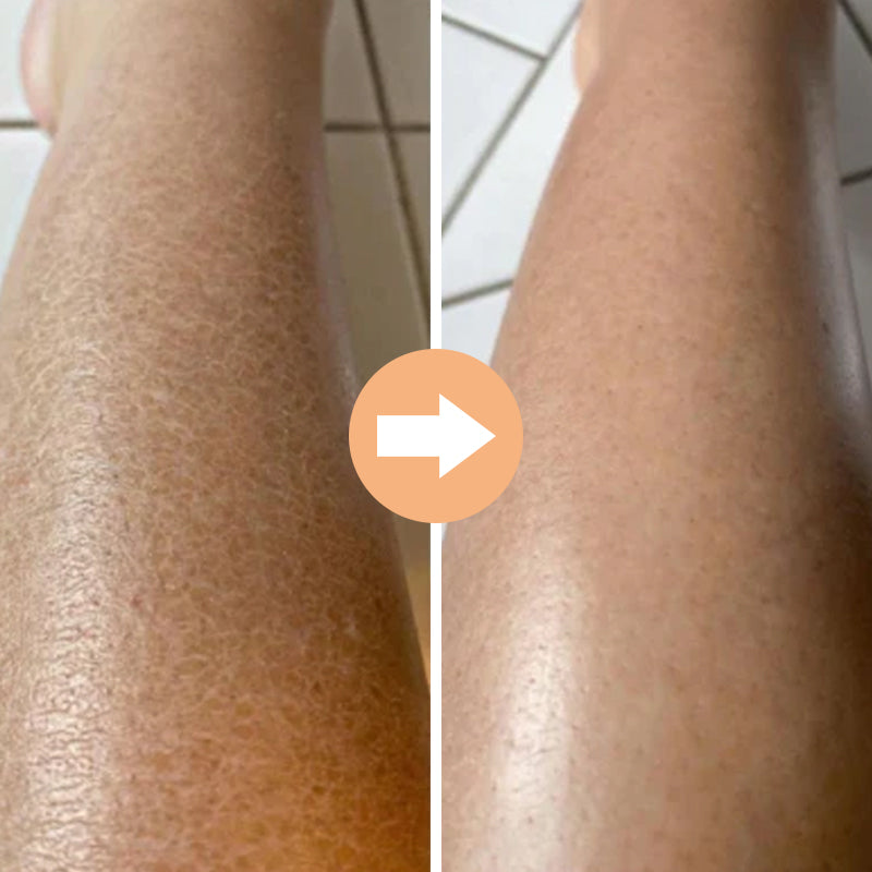 "Unisex exfolieringshandskar i viskos, böngrön och lila färg, tar bort död hud för mjukare hud."