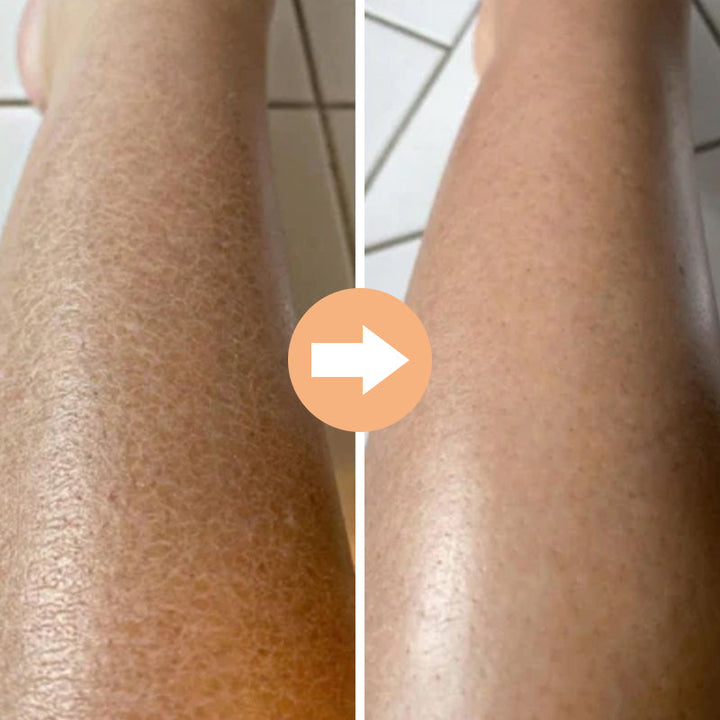 "Unisex exfolieringshandskar i viskos, böngrön och lila färg, tar bort död hud för mjukare hud."