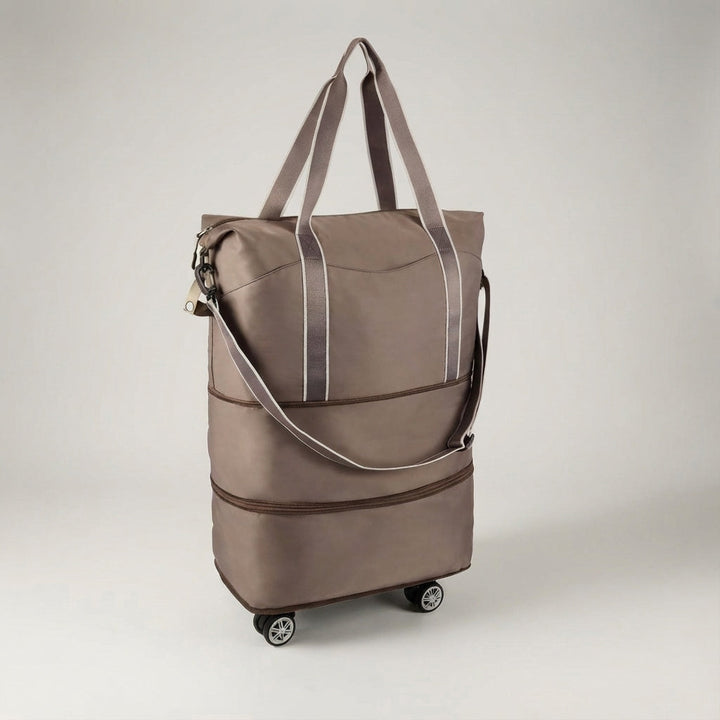 Unisex reseväska GlideBag, fällbar duffel med hjul. Robust och vattenavvisande bagage för smidig packning.