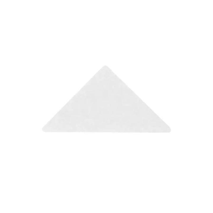 Unisex förtjockad PVC-krage anti-vridning kantformare, triangulär form, osynligt stöd för skjortkragar, förbättrad elegans.