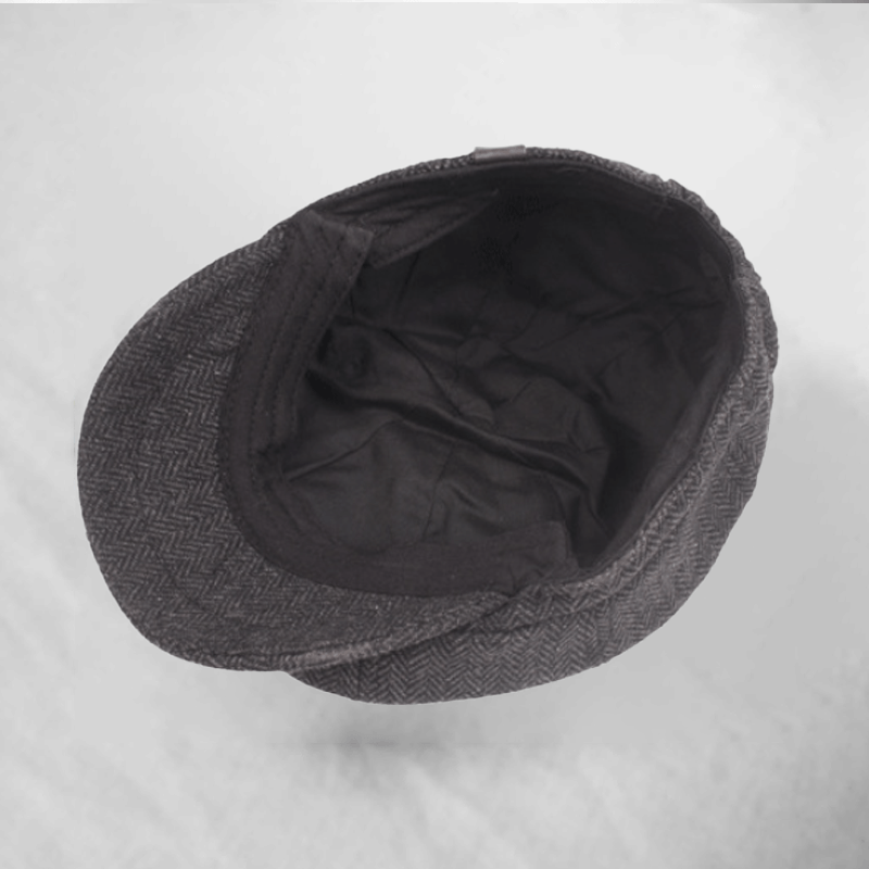 "Unisex Gatsby basker keps i bomull med retrodesign, andningsbar och bekväm för alla årstider, perfekt för män."
