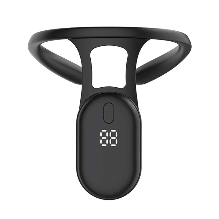 Smart hållningskorrigerare av silikon med realtidsfeedback för ergonomisk ryggradskorrigering och bättre hälsa.