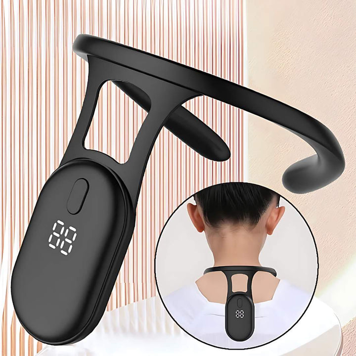 Diskret unisex hållningskorrigerare som ger aktiv feedback för optimal nack- och ryggställning, stödjer din hållning.