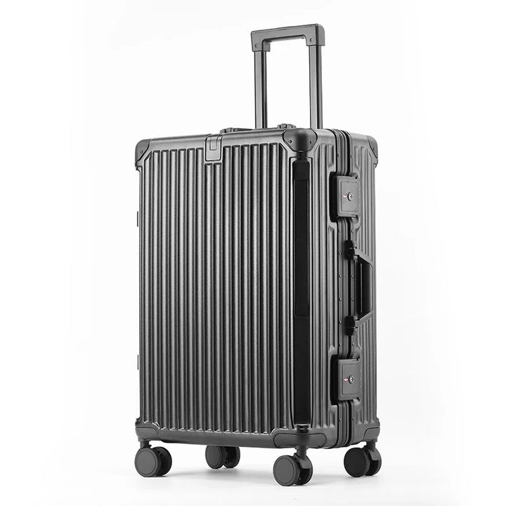 Premium hård resväska med unik aluminiumram för överlägsen stabilitet. Utmärkt som kabin- eller incheckat bagage.