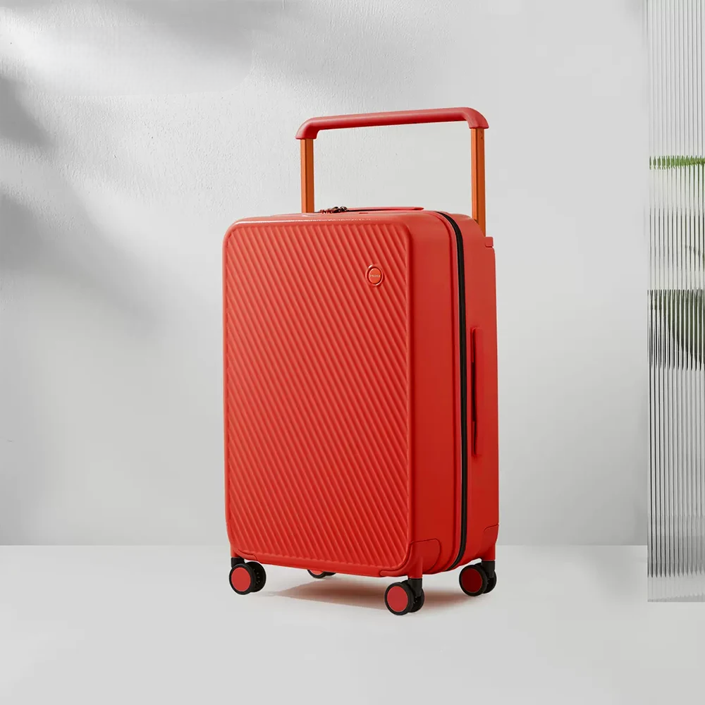 Oslo Metropolitan, premium hård resväska med breda handtag. Unisex och slitstark trolley.