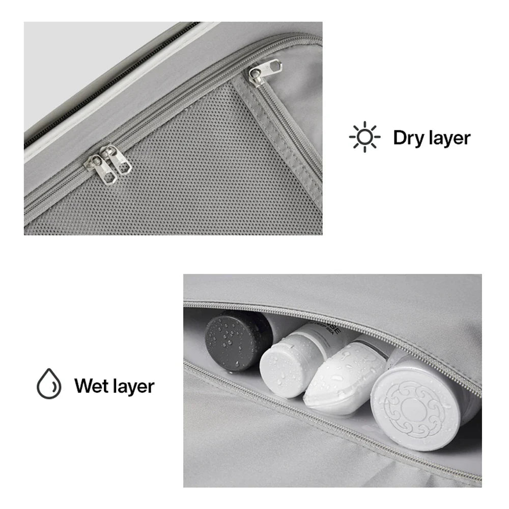 Hållbar hårdskalsresväska Oslo Metropolitan, unisex trolley med breda handtag. Skyddar ditt bagage.