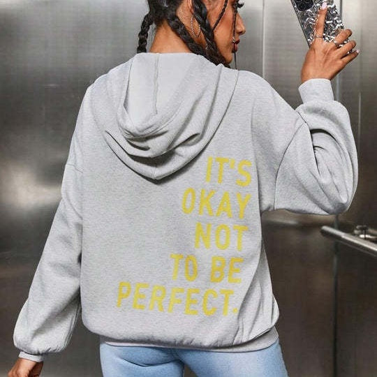 Avslappnad passform Billie hoodie, en trendig unisex huvtröja för alla. Stilfull och bekväm för dam/herr.