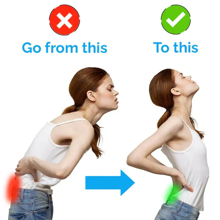 Ergonomiskt ländryggsbälte unisex, för att minska ischias och SI-led smärta.