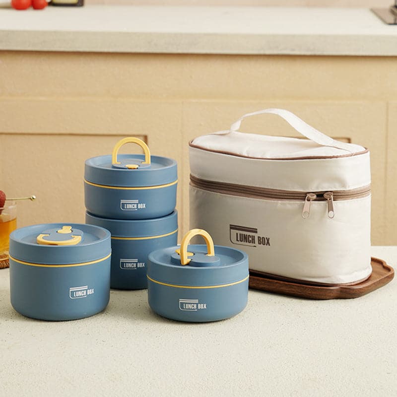 Isolerad matlåda för arbete & skola, håller lunchen varm. Läckagesäker termos i stål.