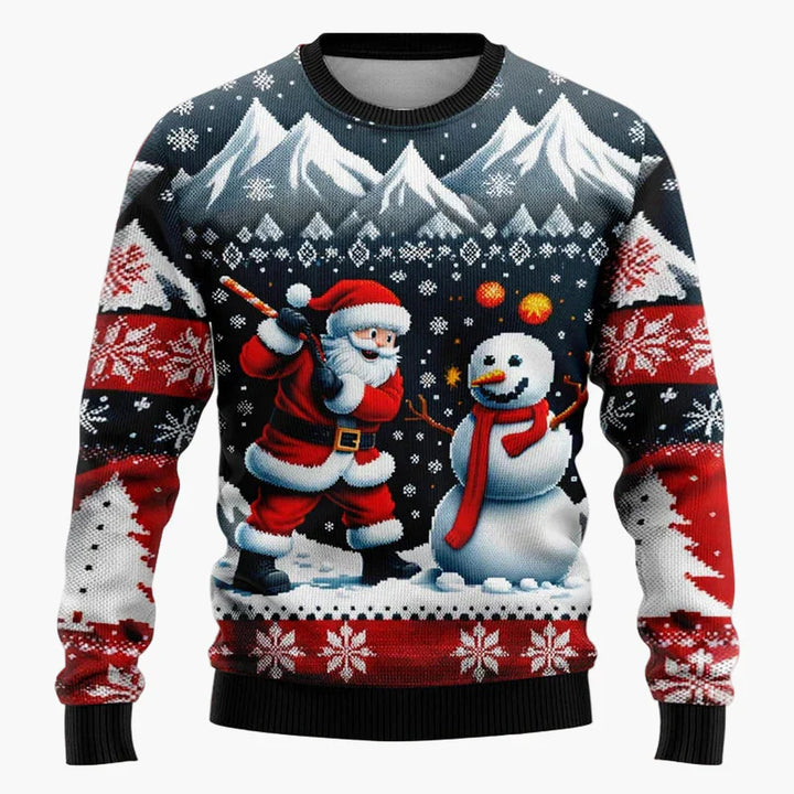 Härlig vintertröja i mjukt material med juldesign. Perfekt för vinter & jul, mysig & varm.