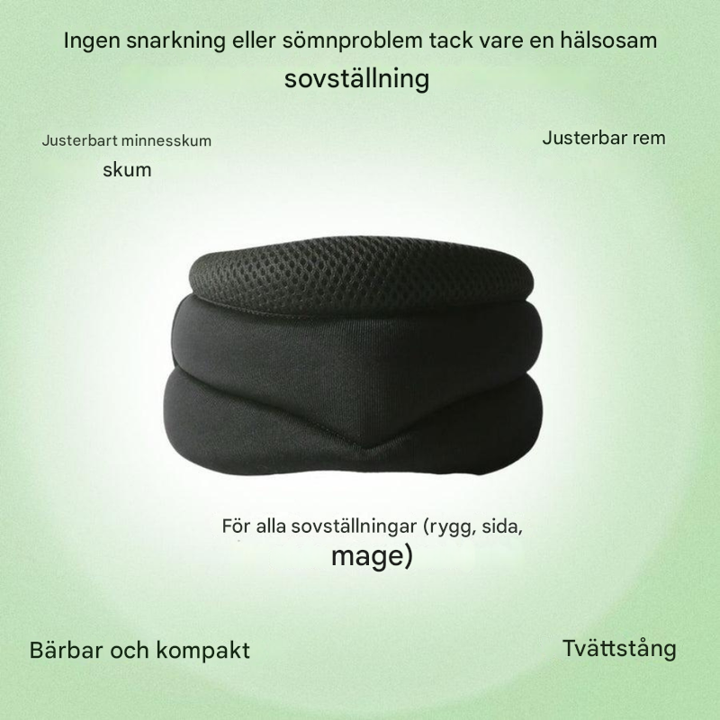 Rehabiliteringsstöd: Justerbar halskrage för unisex, ger effektivt nackstöd & avlastning vid nacksmärta.