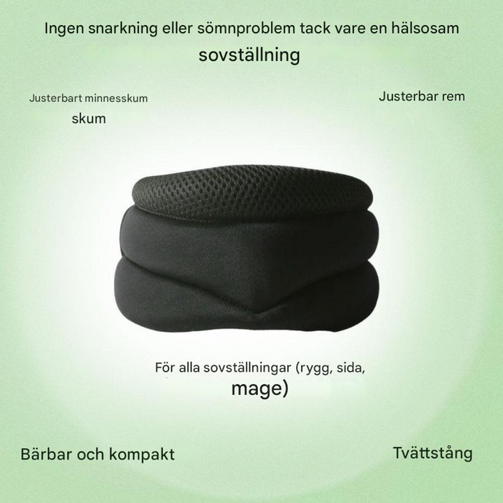 Rehabiliteringsstöd: Justerbar halskrage för unisex, ger effektivt nackstöd & avlastning vid nacksmärta.