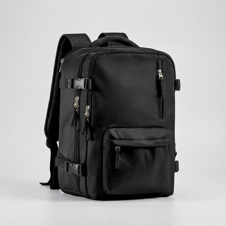 FlightTrek kabinryggsäck, kompakt handbagage. Snygg och praktisk för flyg och smidig resa.