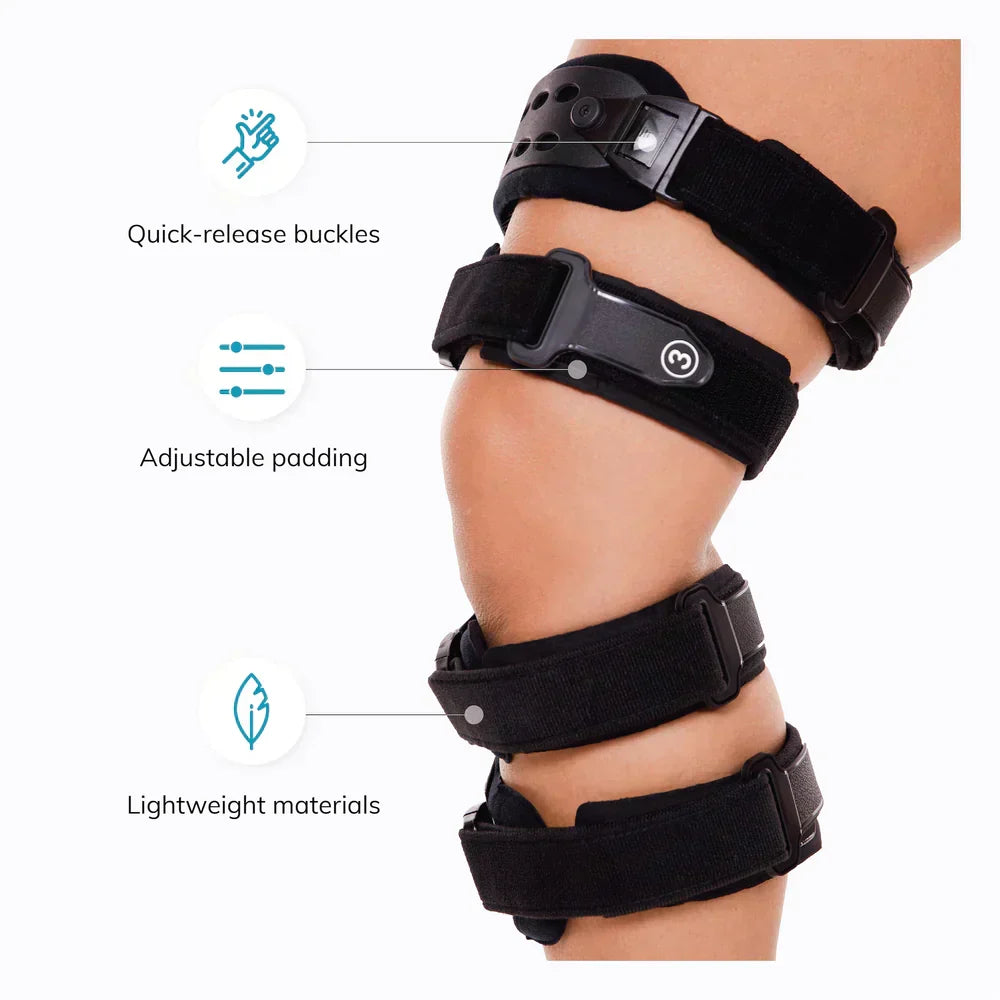 Medicinskt knästöd unisex, ergonomisk design för rehabilitering & smärtlindring.