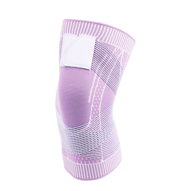 "Unisex knäskydd i andningsbar stickad nylon, ergonomisk design, justerbar passform, finns i olika färger."