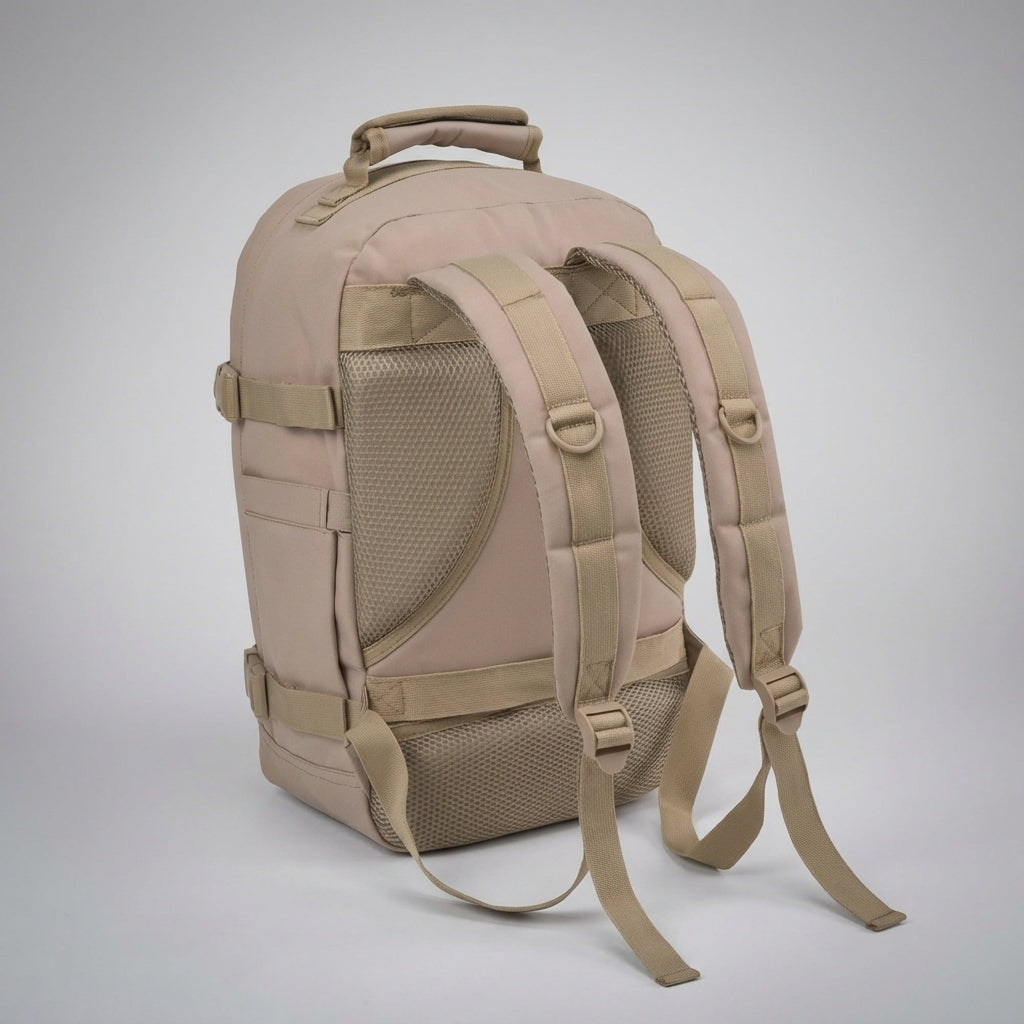NomadLite kompakt 30 liters reseryggsäck, idealisk för weekendresor och effektiv packning. Lättviktig.