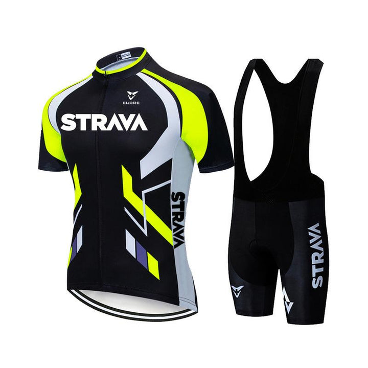 "Unisex kortärmad cykeltröja, snabbtorkande, andas, i färgstark design, lämplig för cykling, outdoor, sport."