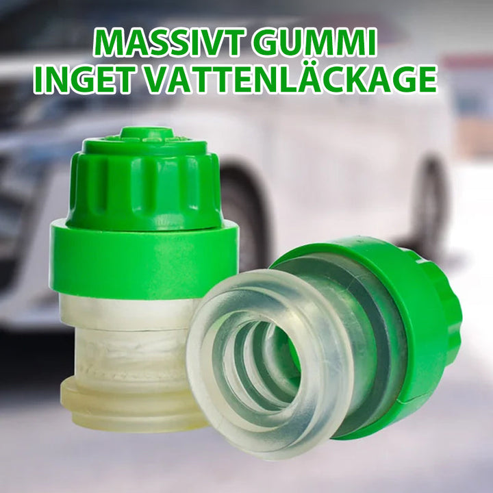 Unisex kranadapter med metallspänne. Högkvalitativ, mångsidig användning, tåligt gummimaterial, enkel installation.