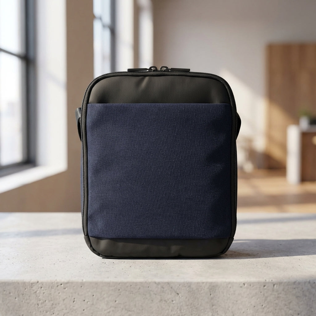 Unisex messengerväska CarryGuard med RFID-skydd och organiserare. Vattenavvisande axelväska för vardagsbruk.