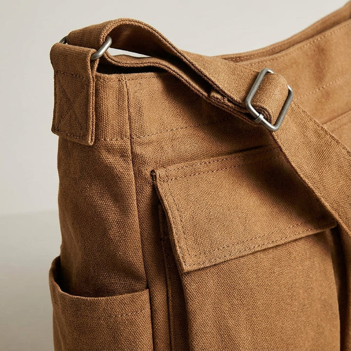 Stilren unisex väska, Packlite organiseringsväska i canvas. Perfekt vardagsväska med smarta fack.