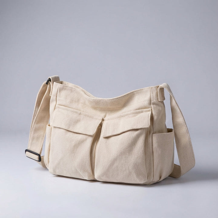 Unisex axelremsväska/crossbodyväska, Packlite organiseringsväska med många fack för vardagen.