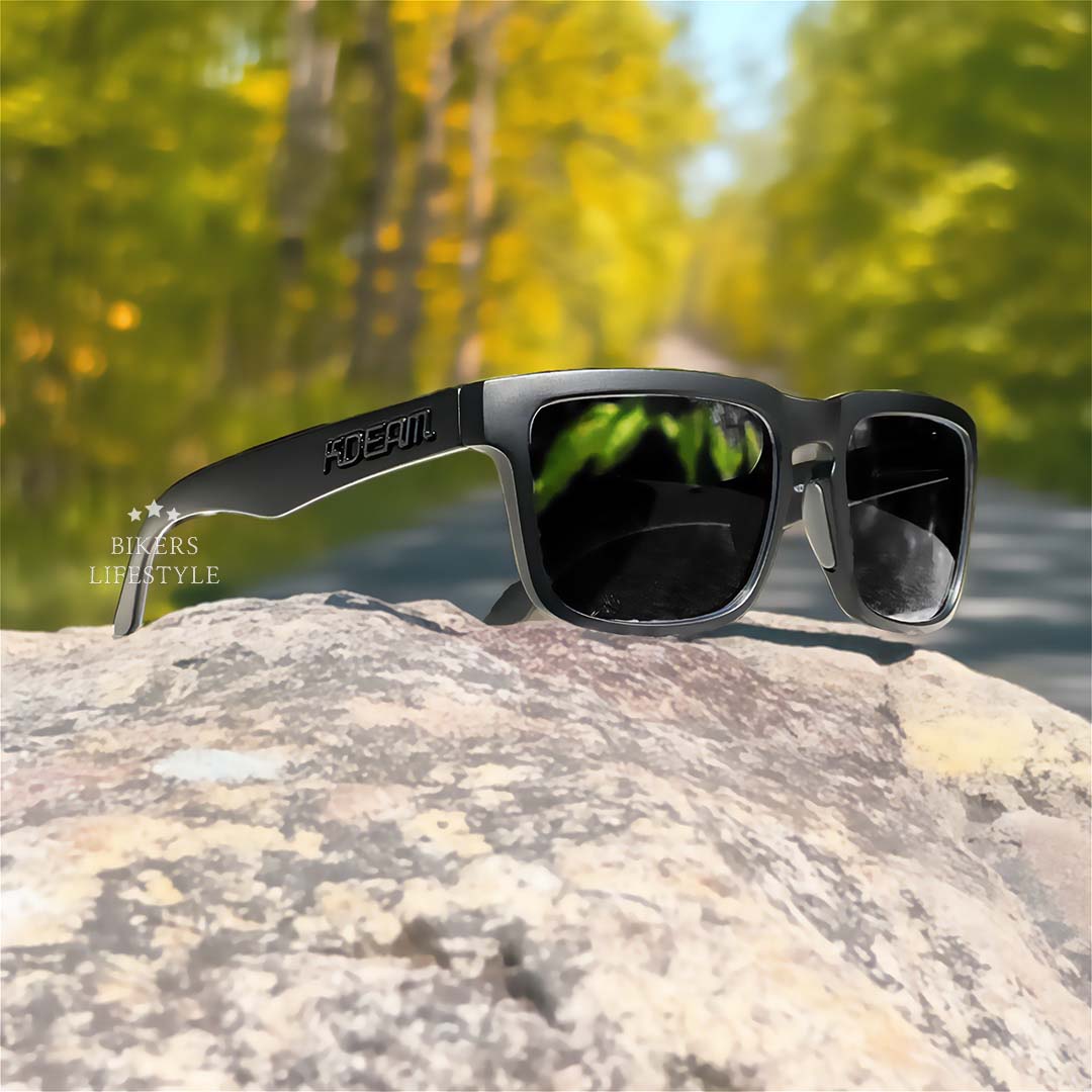 Slitstarka unisex solglasögon med effektiva polariserade linser & UV400-skydd.