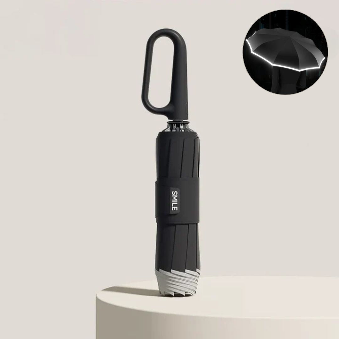 Unisex resparaply med hög synlighet. Robust design med reflexer, skyddar mot regn och vind.