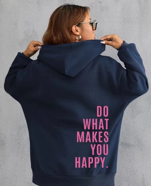 Hoodie i unisexmodell med motiv och bekväm passform, perfekt för avslappnade dagar och mode.