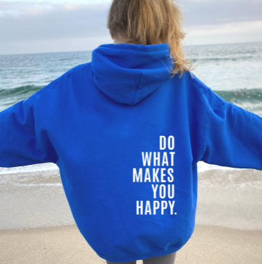 Modeinriktad Dylan hoodie med motiverande text, den ultimata tröjan för avslappnad streetwear.