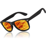 Matt svart ram | Amber Scarlet spegelglas