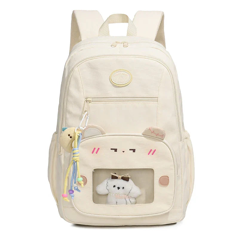 Presentvänlig unisex ryggsäck, mångsidig som dagväska/reseryggsäck med anpassningsbart fönster.