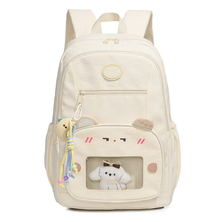 Presentvänlig unisex ryggsäck, mångsidig som dagväska/reseryggsäck med anpassningsbart fönster.