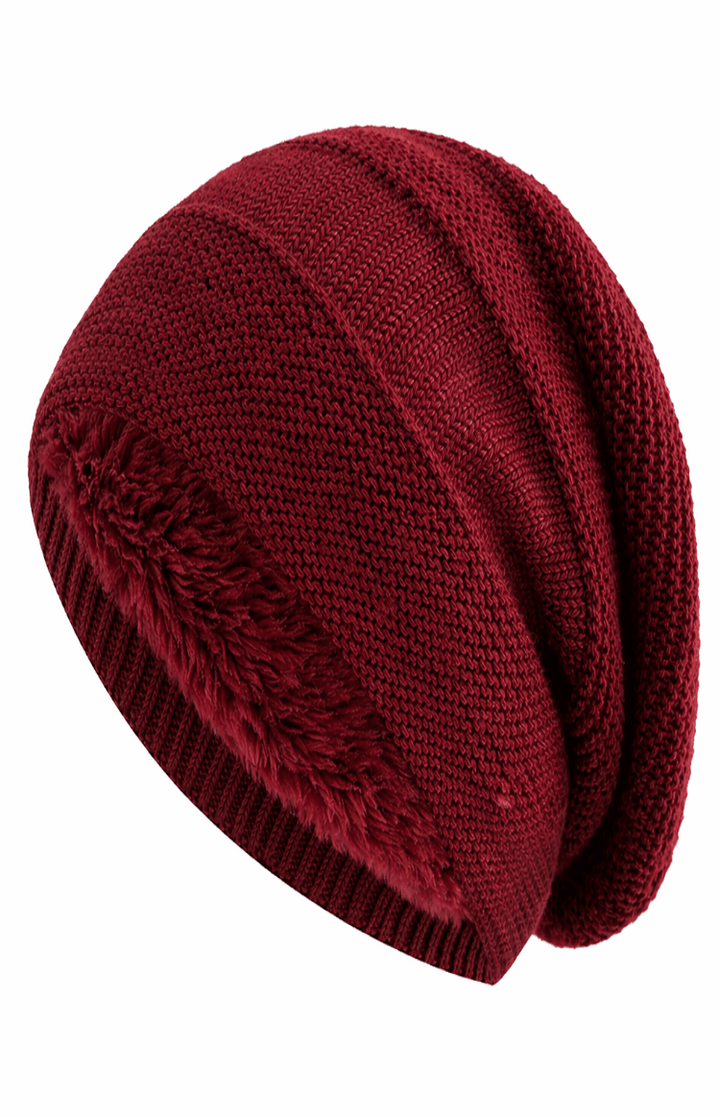 Bekväm stickad unisex-mössa Imogen i slouchy design, mjuk för vintern.
