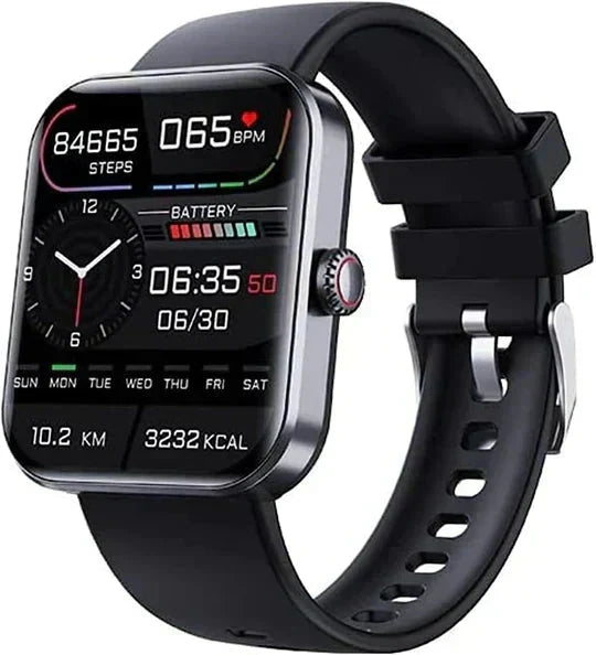 Unisex smartwatch för ickeinvasiv blodsockermätning och syremätare, din hälsoassistent.