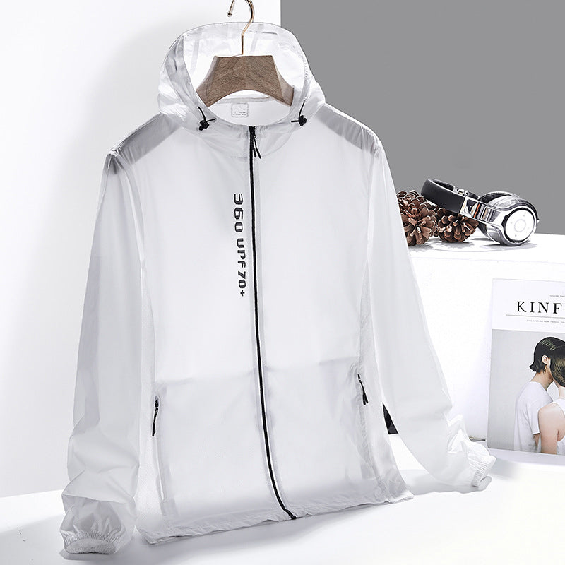 "Unisex solskyddsjacka med UPF 70, lätt design, fyrvägsstretch i flera färger för utomhusaktiviteter."