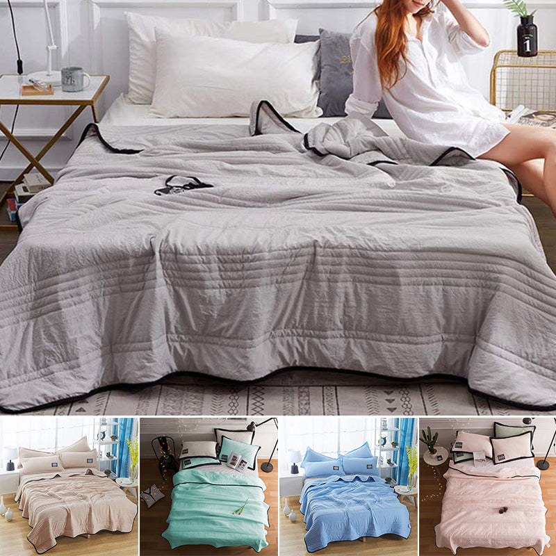 Unisex sommartäcke i polyester, fler färger; mjukt och ventilerande för optimal komfort sommartid.