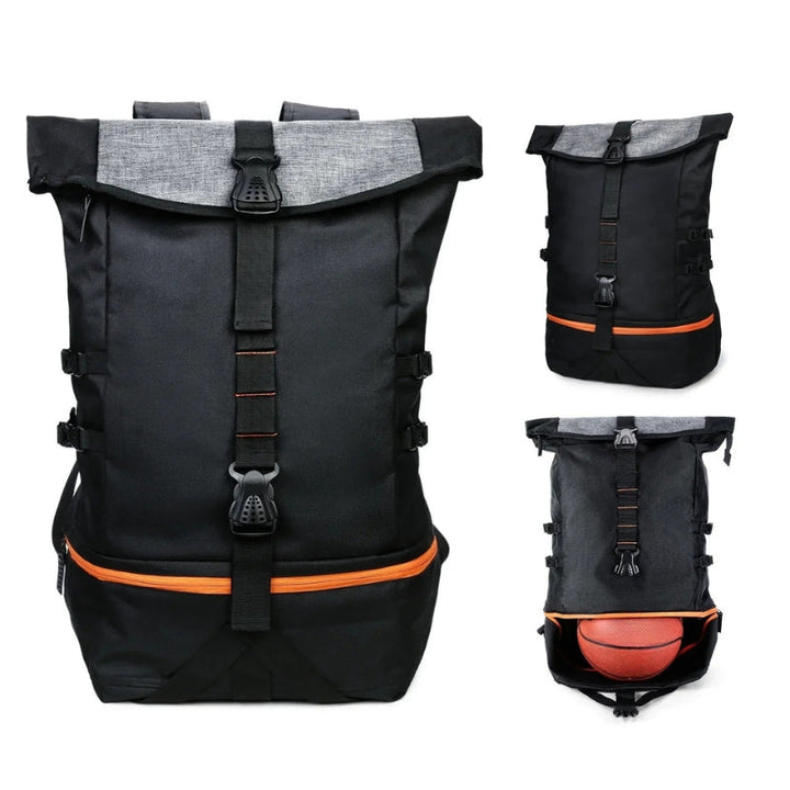 Slitstark 35L sportryggsäck för alla säsonger, perfekt som dagryggsäck och reseryggsäck.