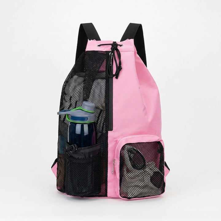 Ventilerad unisex träningsväska med dragsko. Perfekt som gymväska eller lätt ryggsäck för sport och fitness.