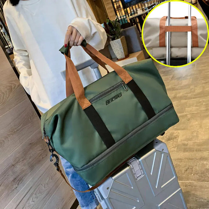 Snygg duffelbag & reseväska för sport. Unisex med praktiskt skofack.
