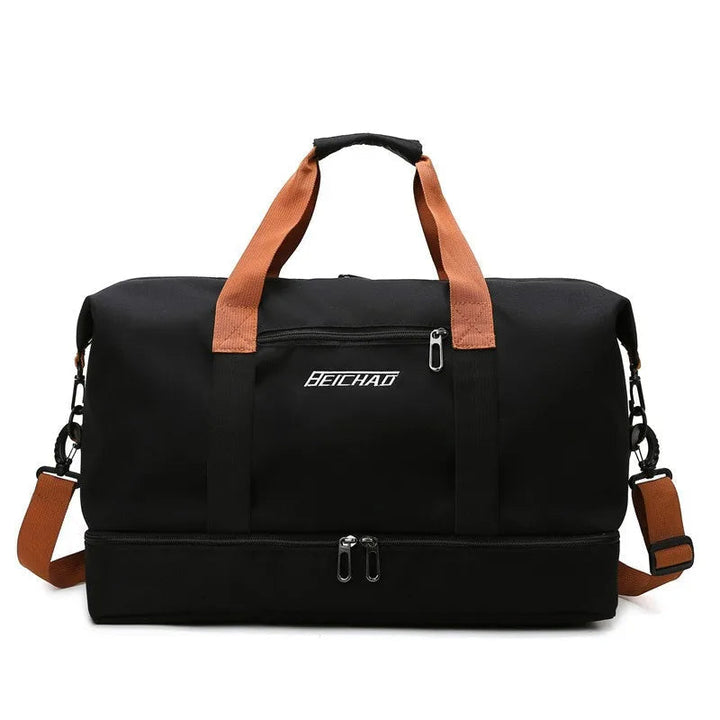 Stor fritidsväska & sportväska med ventilerat skofack. Perfekt duffelbag för utrustning.