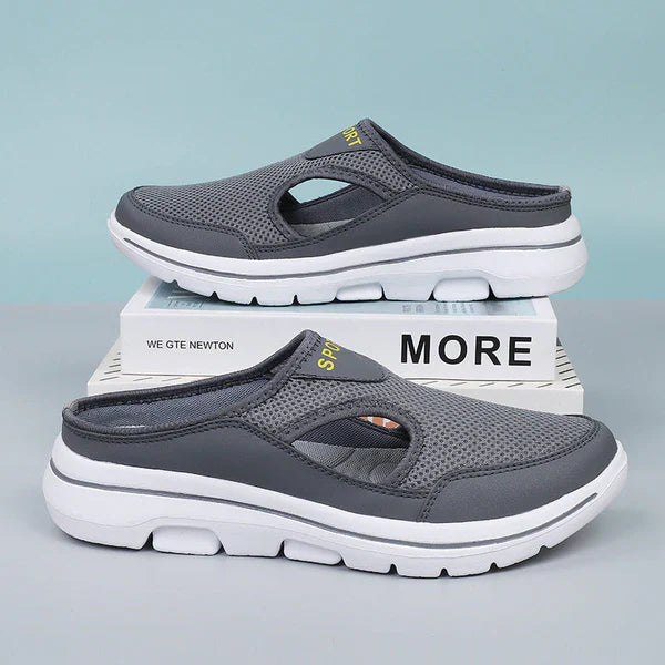 Unisex stötdämpande sportsandaler för avlastning och komfort. Perfekta efter träning eller för vardagsbruk.