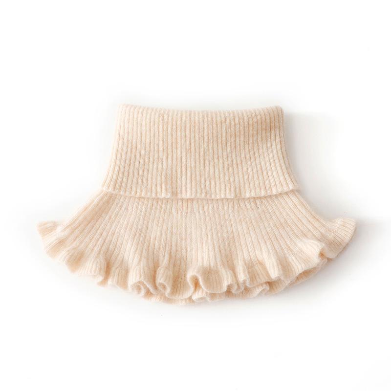 Unisex stickad krage i bomull, elegant och varm, finns i 8 färger, passar både män och kvinnor, stil och komfort.