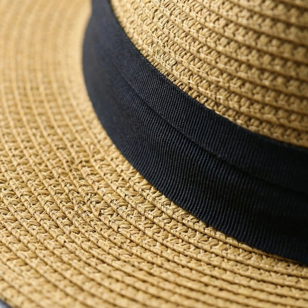 Elegant unisex Panamahatt Fedora Noah, luftig sommarhatt för både herr och dam.