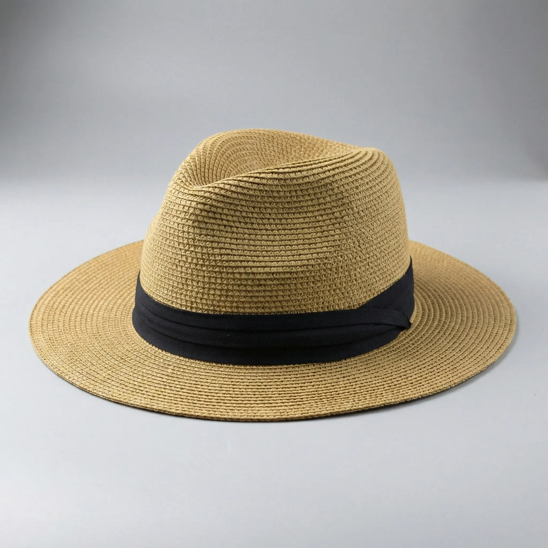 Stilfull Panamahatt Fedora Noah för effektivt solskydd, perfekt som strand- eller resehatt.